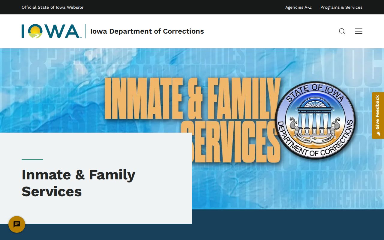 Iowa DOC offender search after a Van Buren County arrest and transfer