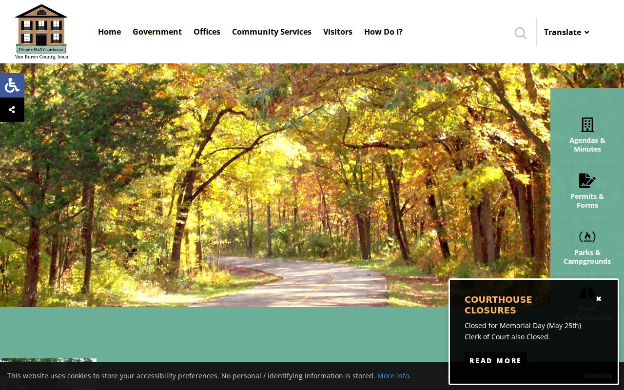 Van Buren County criminal records government gateway